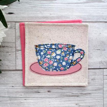 Fabric Coaster Set, New Home Gift