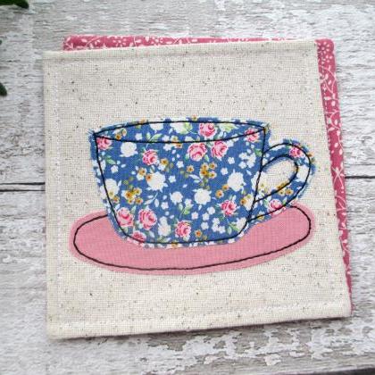 Fabric Coaster, Retirement Gift For Her