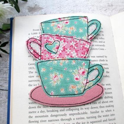 Tea Lovers Bookmark, Reading Gift