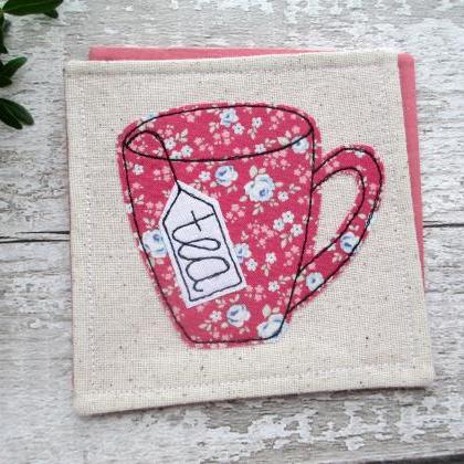 Mug Coaster, Tea Lover Gift Idea