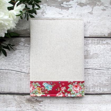 A5 Fabric Notebook Cover, Journal Cover, Reusable..