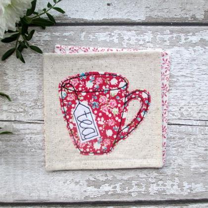 Tea Coaster, Small Gift For A Tea Lover