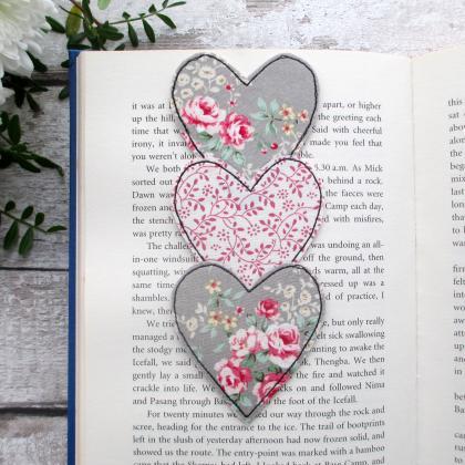 Heart Trio Bookmark, Small Reading ..
