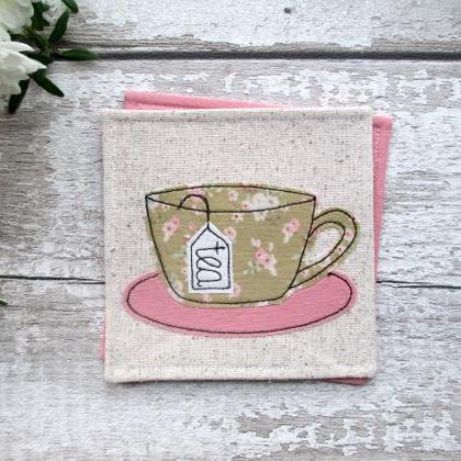Tea Coaster, Retirement Gift For A Tea Lover
