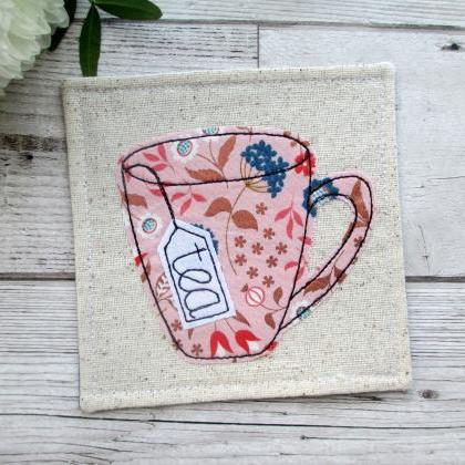 Fabric Coaster, Birthday Gift For A Woman