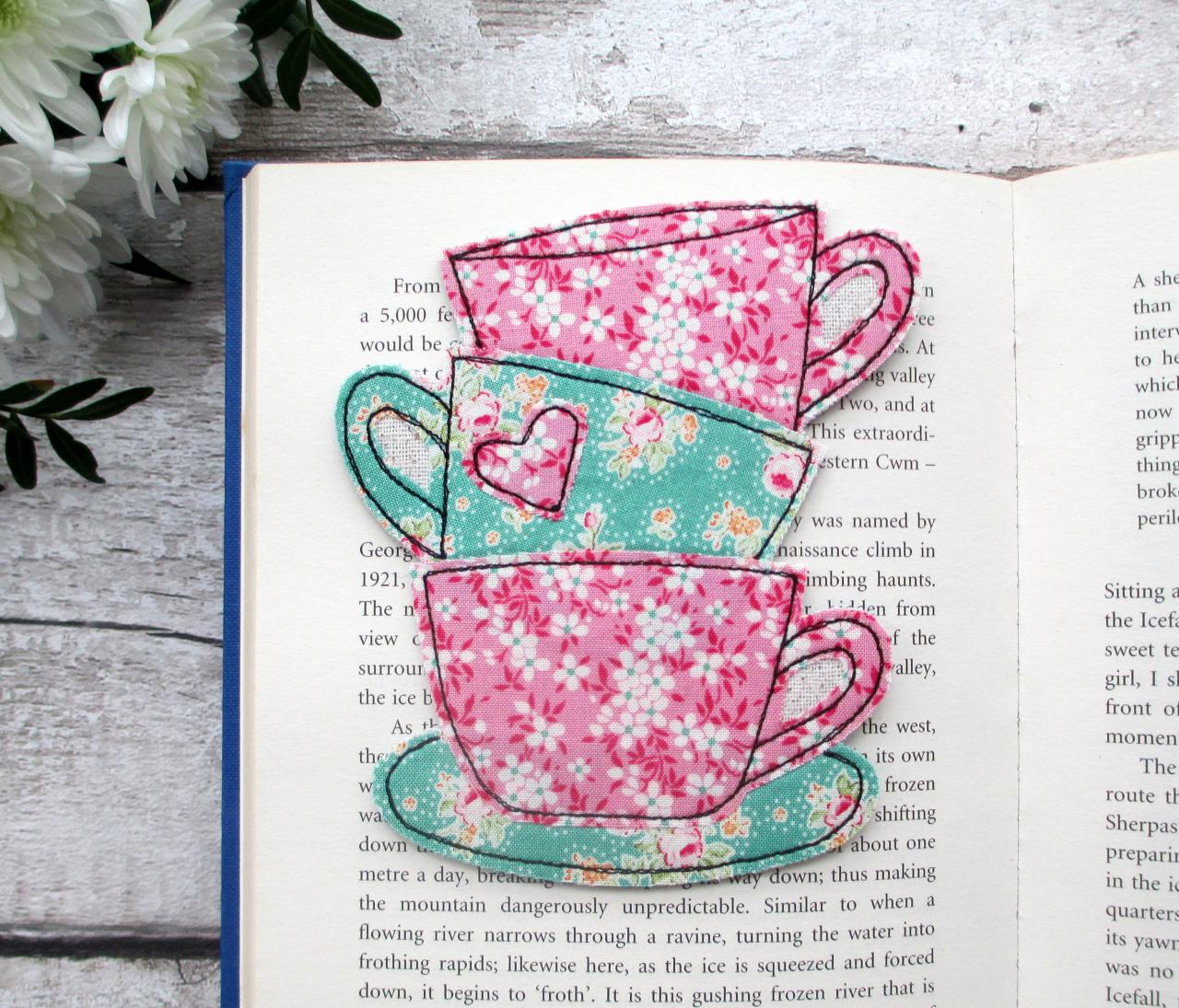 Tea Lover Bookmark, Reading Gift For Mum