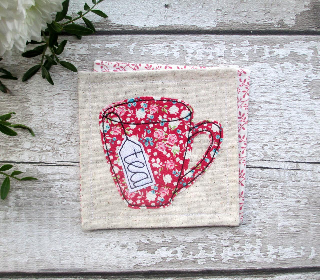 Tea Coaster, Small Gift For A Tea Lover