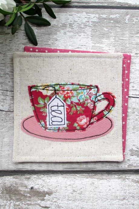 Tea Coaster, Mother's Day Gift For A Tea Lover